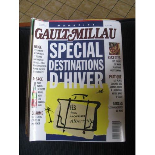 Gaultmillau  N° 271 : Spécial Destination D'hiver
