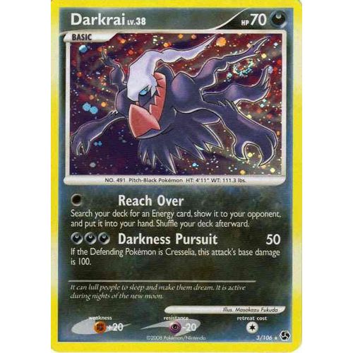 Darkrai Holographique, 70pv, 3/106, Duels Au Sommet