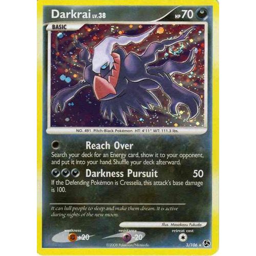 Darkrai Holographique, 70pv, 3/106, Duels Au Sommet