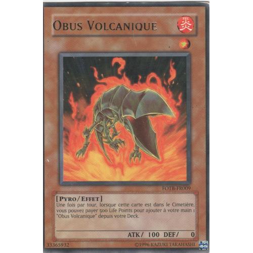 Carte Yu-Gi-Oh! "Obus Volcanique" Rare Fotb-Fr009