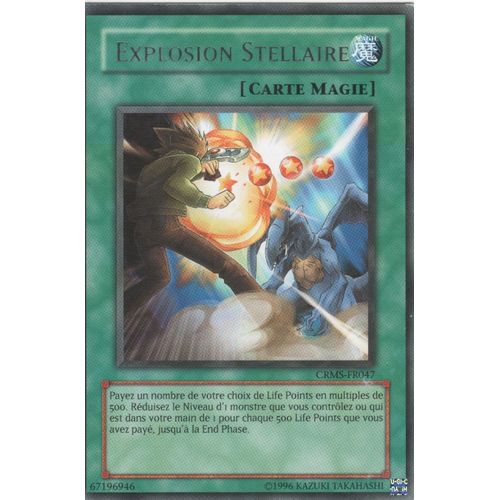 Carte Yu-Gi-Oh! "Explosion Stellaire" Rare Crms-Fr047