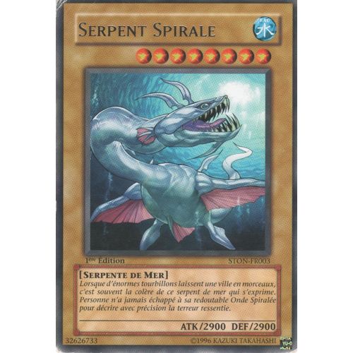 Carte Yu-Gi-Oh! "Serpent Spirale" Rare Ston-Fr003