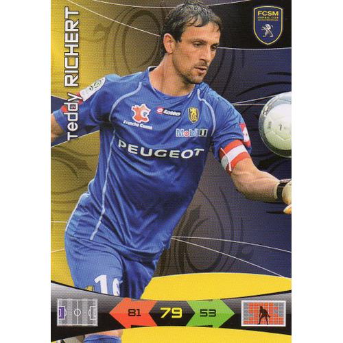 Carte Football Panini Adrenalyn 2011 Teddy Richert Sochaux