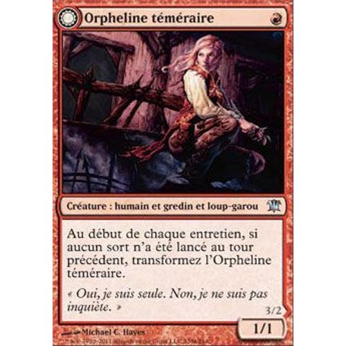 Orpheline Téméraire // Prédatrice Impitoyabl ( ) - Magic Mtg - Innistrad Vf Mint 159 - U