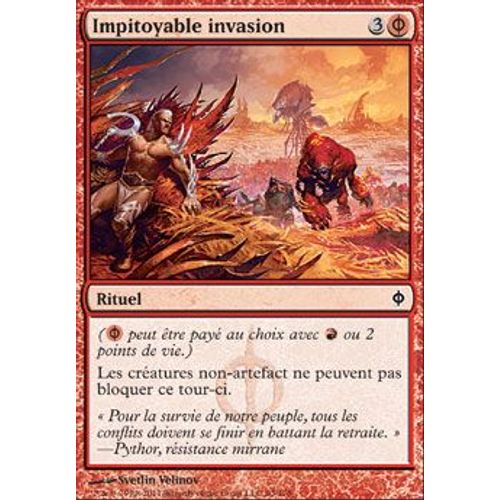 Impitoyable Invasion  - Magic Mtg - Phyrexia Vf Mint 93 - C