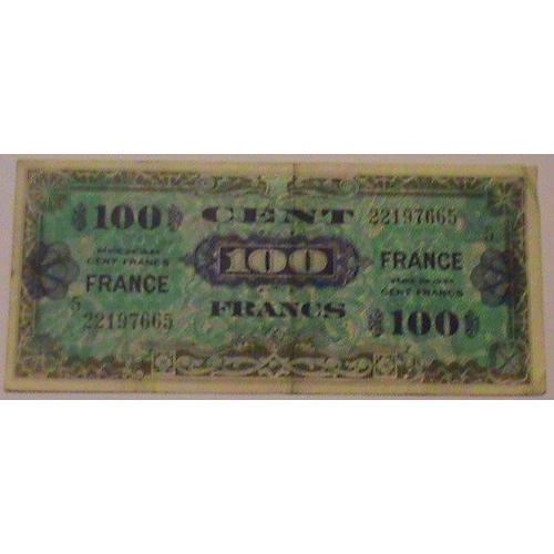 Billet De 100 Francs - 1944