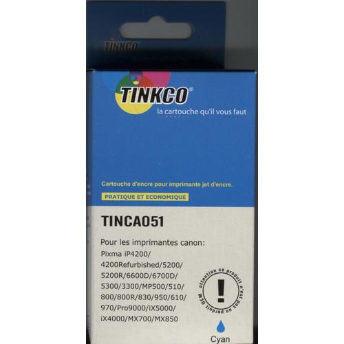 Cartouche Tinkco TINCA051 d'encre compatible Canon Pixma IP4300