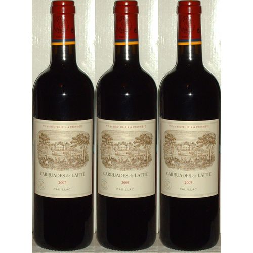 Carruades De Lafite 2007 2ème Vin Du Chateau Lafite