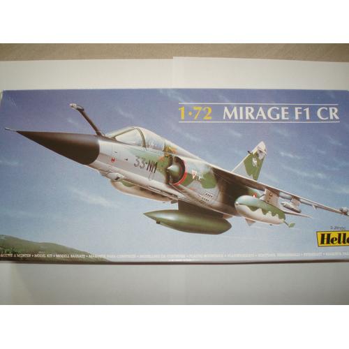 Mirage F1c Au 1/72è - Version Française Ou Sud-Africaine - Marque Airfix, En Plastique.-Heller