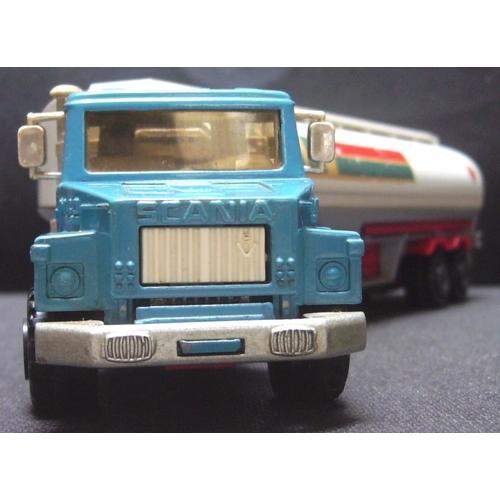 Camion Semi-Remorque Citerne Scania "Fina"- Majorette Série 3000- Ech: 1/60-Majorette