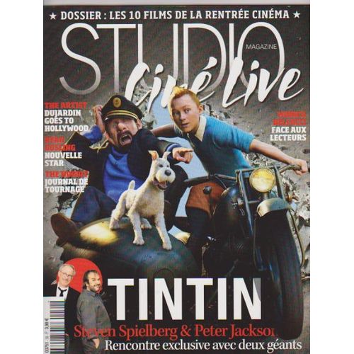 Studio Ciné Live 30 Tintin Monica Bellucci The Hobbit Jean Dujardin Ryan Gosling Peter Sellers Delpy