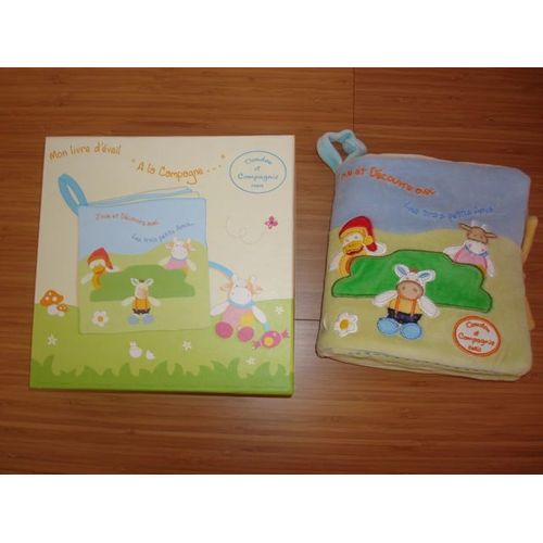 Livre d'éveil en tissus Doudou et compagnie
