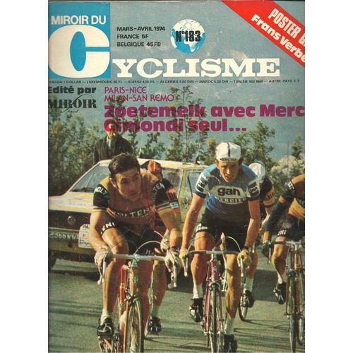 Miroir Du Cyclisme N° 183 Du 01/03/1974