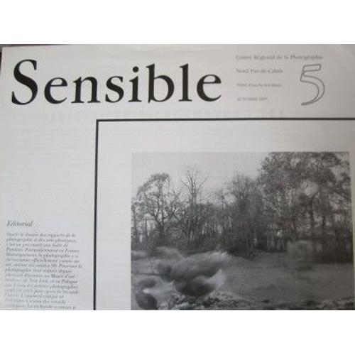 Sensible N°5, 1997 (4 Pages, Centre Régional De La Photo Nord Pas De Calais)