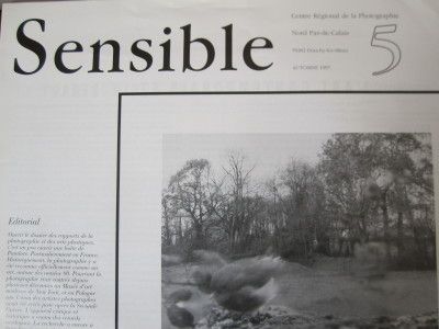 Sensible N°5, 1997 (4 Pages, Centre Régional De La Photo Nord Pas De Calais)