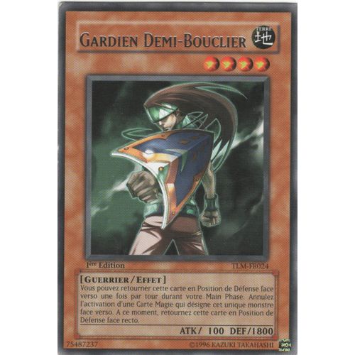 Carte Yu-Gi-Oh! "Gardien Demi-Bouclier" Rare Tlm-Fr024