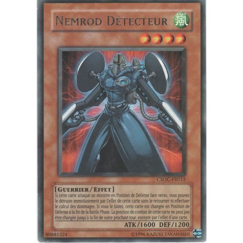 Carte Yu-Gi-Oh! "Nemrod Détecteur" Rare Csoc-Fr015