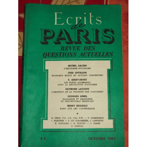 Écrits De Paris  263