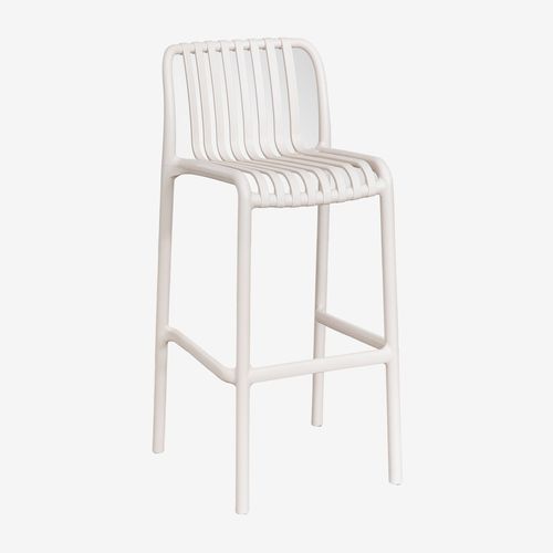 Tabouret Haut Empilable Wendell Tapioca Beige ?77 Cm