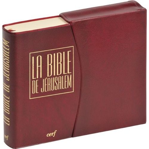 La Bible De Jérusalem - Edition Pvc Bordeaux