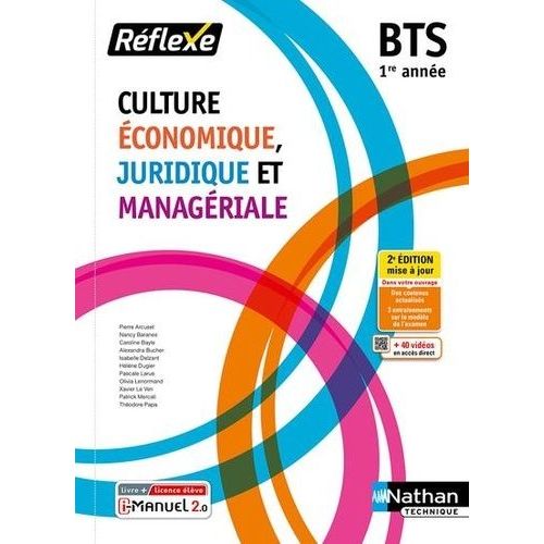 Culture Économique, Juridique Et Managériale Bts 1re Année