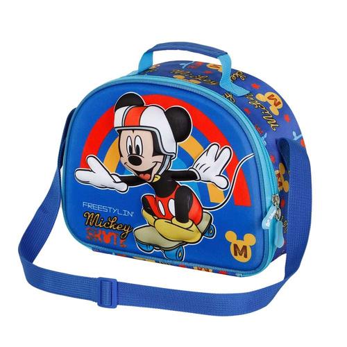 Mickey Mouse Freestyle Sac à Goûter 3D, Bleu