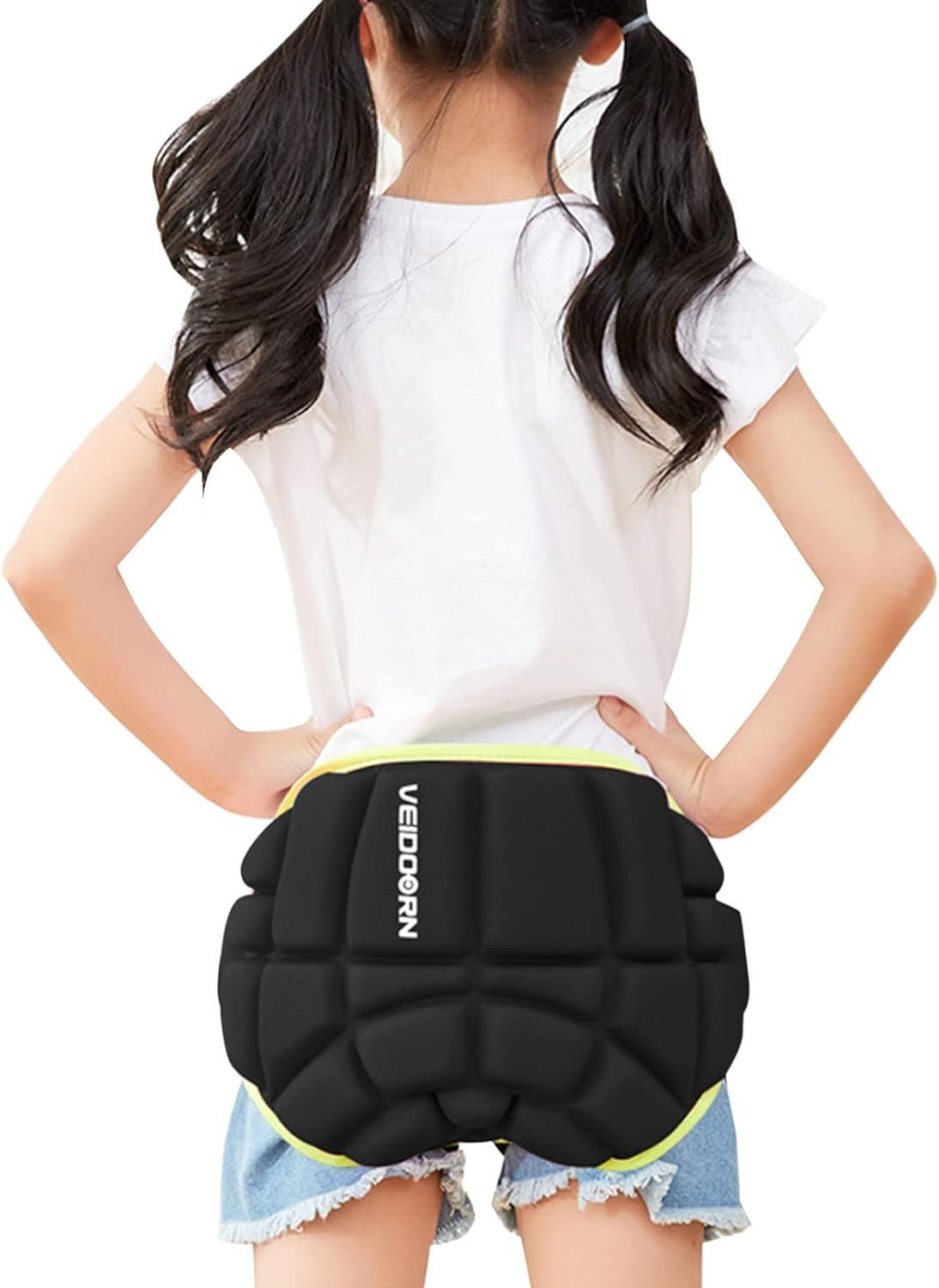 Protections De Hanches Rembourrées Pour Enfants - Réglables, Antidérapantes Pour Hockey, Football, Ski
