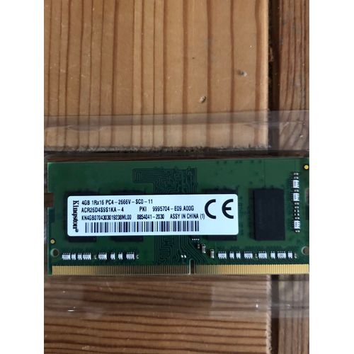 Mémoire ram Kingston 4 go ddr4 2666v