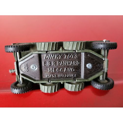 Dinky Toys Char Kaki E.B.R. Panhard Meccano 80a-Dinky Toys