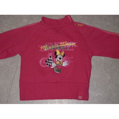 Sweat Disney Minnie Taille 6 Ans Comme Neuf