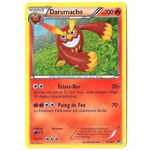 Darumacho (21/98) - Pokemon Noir Et Blanc Pouvoirs Emergents