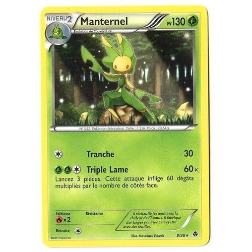 Manternel (8/98) - Pokemon Noir Et Blanc Pouvoirs Emergents