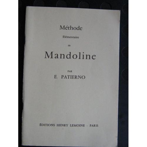 Méthode Elémentaire De Mandoline