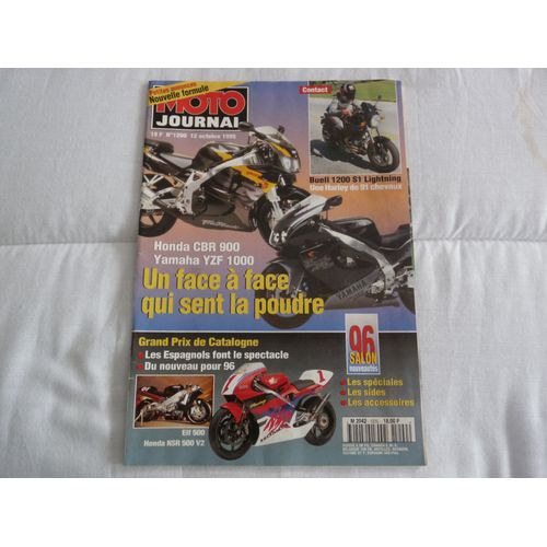 Moto Journal  N° 1199 : Yamaha Yzf;Boxer Scrambler;Suzuki Gsxr 750; Yamaha 1200 Royal Star;Harley Davidson 1200 Sportster Sport