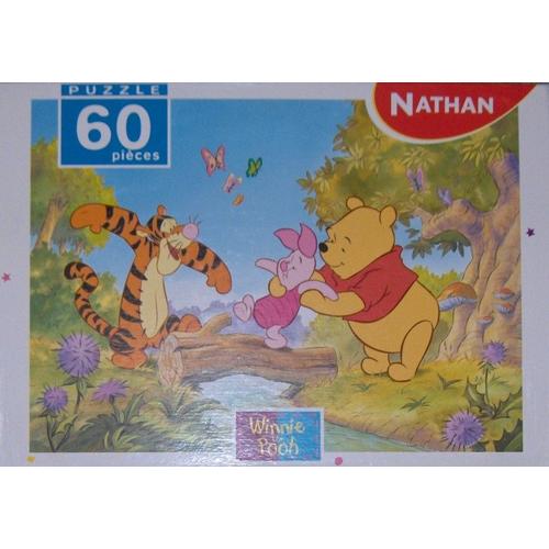 Puzzle Winnie 60 Pièces Nathan "Allez ! Courage!"