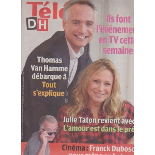 Tele Dh 470 Franck Dubosc Joelle Scoriels Thomas Van Hamme Julie Taton Glee