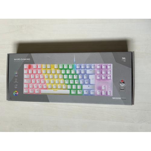Vente clavier MK80W Mars Gaming