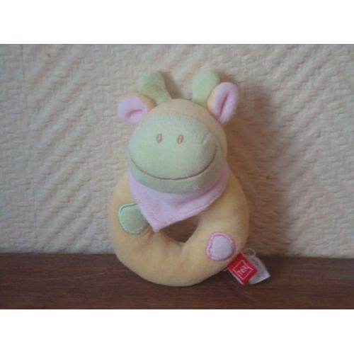 Doudou Hochet Vache Tex Jaune