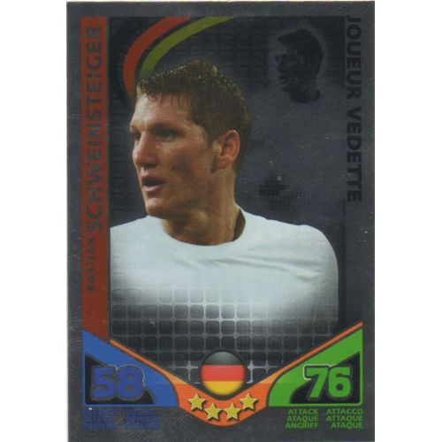 Match Attax Stars Mondiales Joueur Vedette Bastian Schweinsteiger