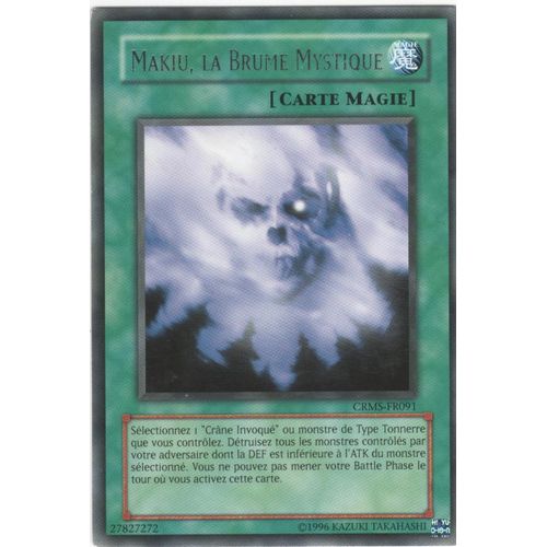 Carte Yu-Gi-Oh! "Makiu, La Brume Mystique" Rare Crms-Fr091