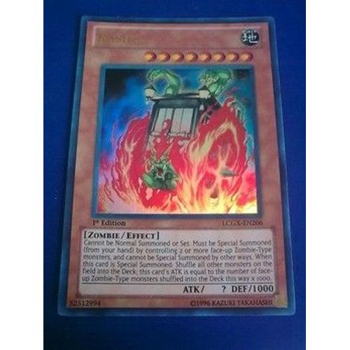 Carte Yu-Gi-Oh - Kasha/Chariot De Feu - Legendary Collection 2 - Ultra Rare 1ere Edition Lcgx-En206