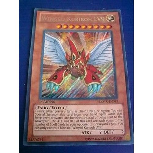 Carte Yu-Gi-Oh - Winged Kuriboh Lv9 - Legendary Collection 2 - Secret Rare 1ere Edition Lcgx-En043