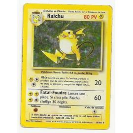 Raichu 14 102 pas cher - Achat neuf et occasion | Rakuten