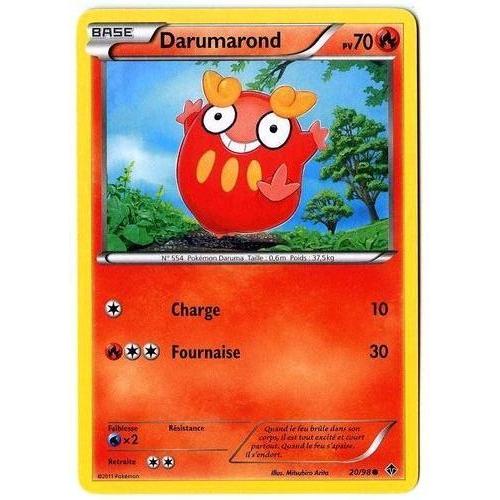 Darumarond (20/98) - Pokemon Noir Et Blanc Pouvoirs Emergents