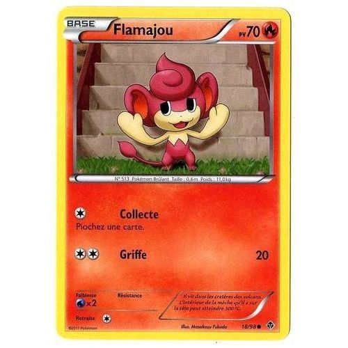 Flamajou (18/98) - Pokemon Noir Et Blanc Pouvoirs Emergents