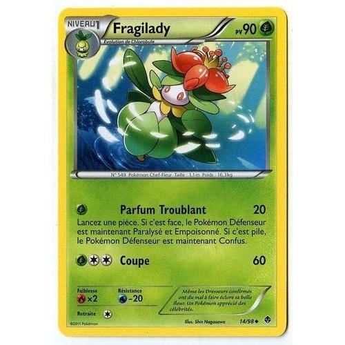 Fragilady (14/98) - Pokemon Noir Et Blanc Pouvoirs Emergents
