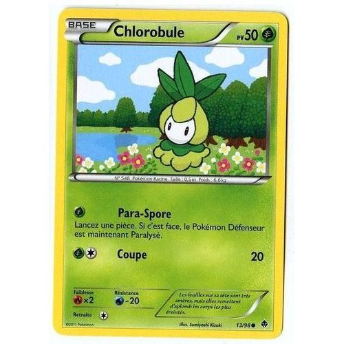 Chlorobule (13/98) - Pokemon Noir Et Blanc Pouvoirs Emergents