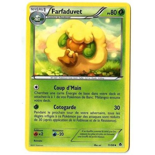 Farfaduvet (11/98) - Pokemon Noir Et Blanc Pouvoirs Emergents