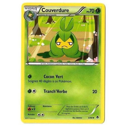 Couverdure (6/98) - Pokemon Noir Et Blanc Pouvoirs Emergents