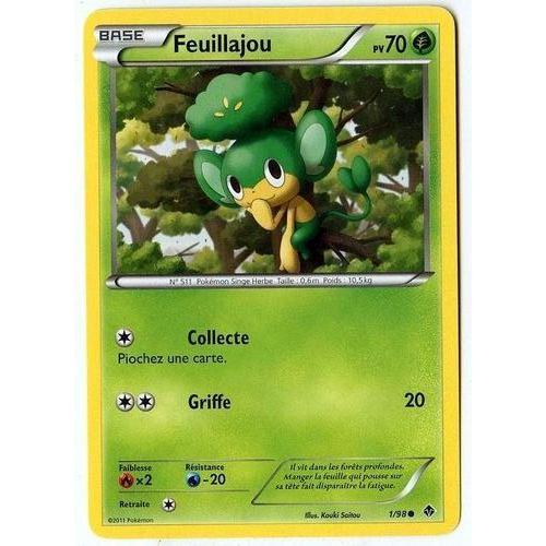 Feuillajou (1/98) - Pokemon Noir Et Blanc Pouvoirs Emergents